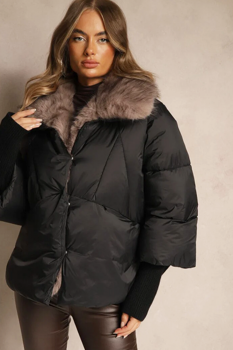 Kurtka SIBRINZA BLACK, Kolor : czarny, IVET.PL - Modna odzież