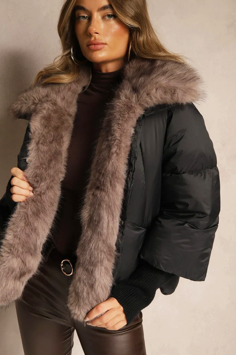 Kurtka SIBRINZA BLACK, Kolor : czarny, IVET.PL - Modna odzież