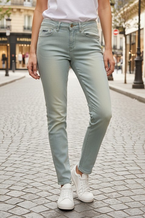 Jeansy TEALZA, Kolor : błękitny, IVET.PL - Modna odzież