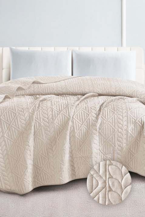 Narzuta BORFELVA ECRU 200х220 cm, Kolor : ecru, IVET.PL - Modna odzież