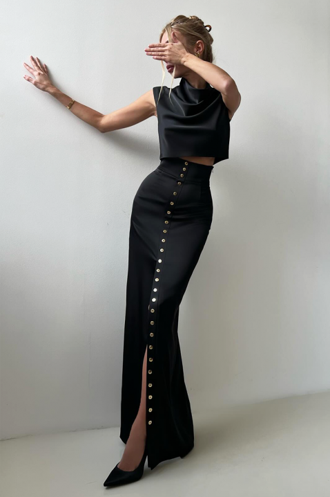 Komplet POLIONA BLACK, Kolor : czarny, IVET.PL - Modna odzież