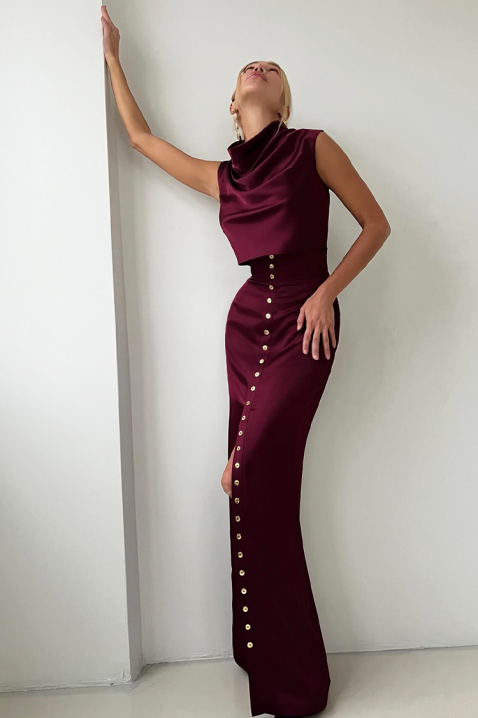 Komplet POLIONA BORDO, Kolor : bordowy, IVET.PL - Modna odzież