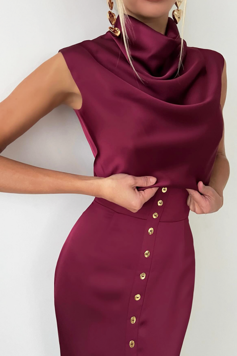 Komplet POLIONA BORDO, Kolor : bordowy, IVET.PL - Modna odzież