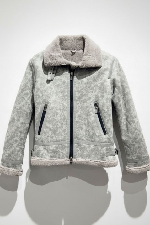 Kurtka BERMENGO, Kolor : jasnnoszary, IVET.PL - Modna odzież