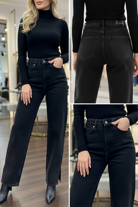 Jeansy TOLANA, Kolor : czarny, IVET.PL - Modna odzież