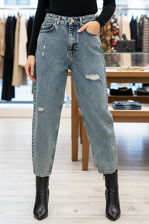 Jeansy ELRONZIYA, Kolor : chabrowy, IVET.PL - Modna odzież