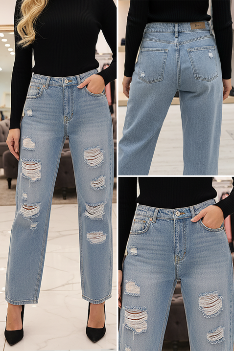 Jeansy RAPOLINDA, Kolor : błękitny, IVET.PL - Modna odzież