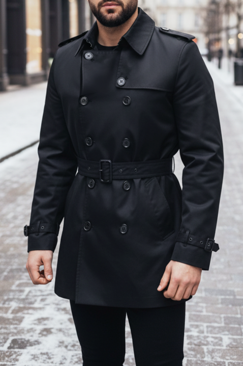 Trencz XABELTO, Kolor : czarny, IVET.PL - Modna odzież