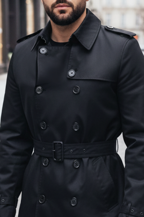 Trencz XABELTO, Kolor : czarny, IVET.PL - Modna odzież