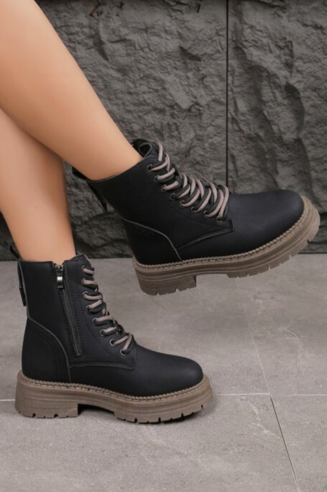 Buty MONDEGA BLACK, Kolor : czarny, IVET.PL - Modna odzież