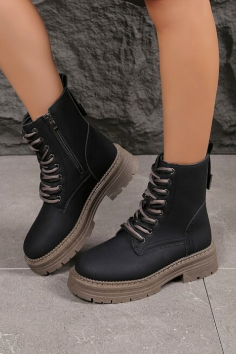 Buty MONDEGA BLACK, Kolor : czarny, IVET.PL - Modna odzież