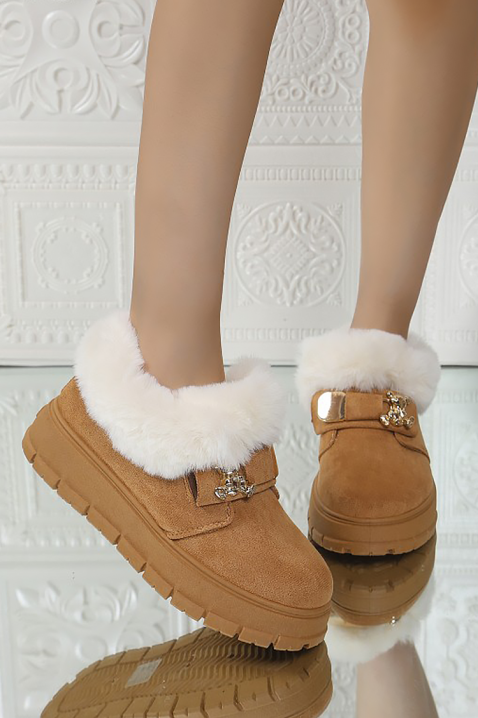 Botki BLUMERGA CAMEL, Kolor : jasnobrązowy, IVET.PL - Modna odzież