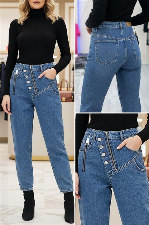 Jeansy ALORZENA, Kolor : chabrowy, IVET.PL - Modna odzież