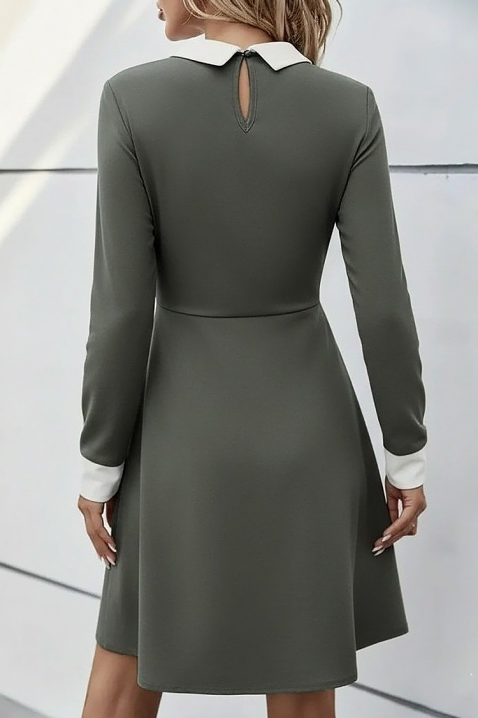 Sukienka KETLINZA KHAKI, Kolor : khaki, IVET.PL - Modna odzież