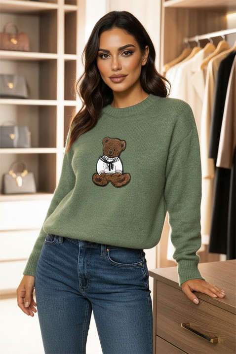 Bluzka BEARITA GREEN, Kolor : zielony, IVET.PL - Modna odzież