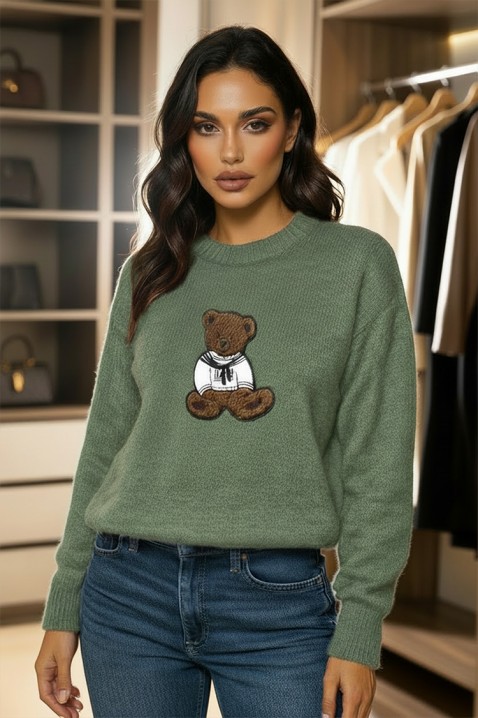 Bluzka BEARITA GREEN, Kolor : zielony, IVET.PL - Modna odzież