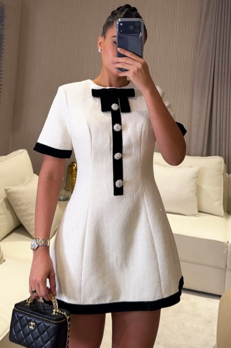 Sukienka IMRENZA, Kolor : biały, IVET.PL - Modna odzież