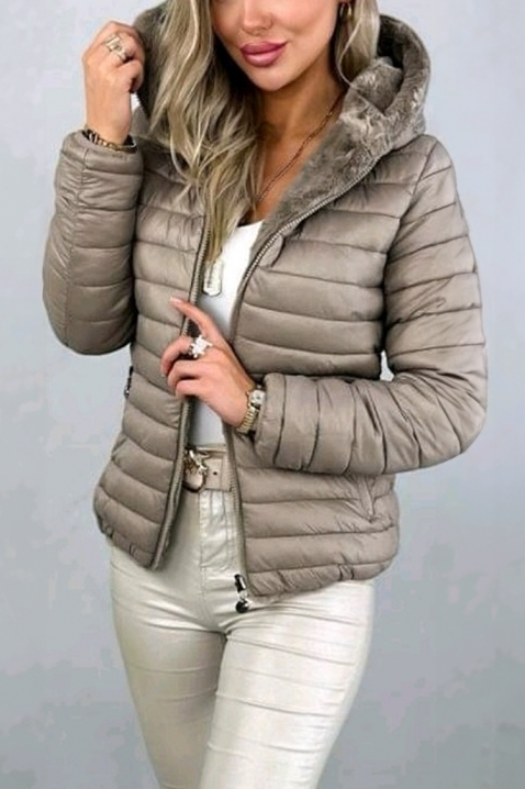 Kurtka VULDENZA BROWN, Kolor : brązowy, IVET.PL - Modna odzież