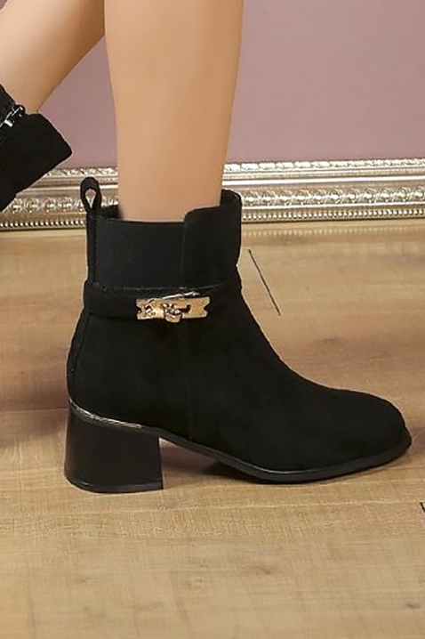 Botki GLOMERHA BLACK, Kolor : czarny, IVET.PL - Modna odzież