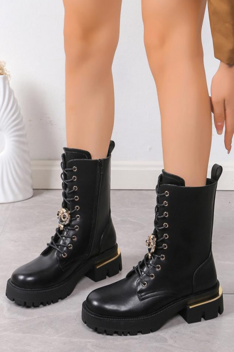 Botki BESTOZA, Kolor : czarny, IVET.PL - Modna odzież