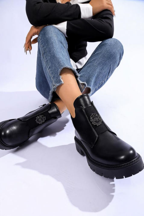 Botki BLUSTEGA, Kolor : czarny, IVET.PL - Modna odzież