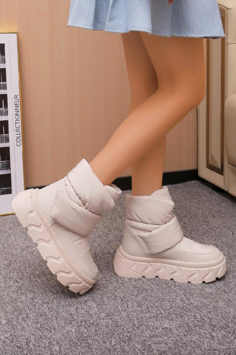 Śniegowce MIOGELNA BEIGE, Kolor :  beżowy, IVET.PL - Modna odzież