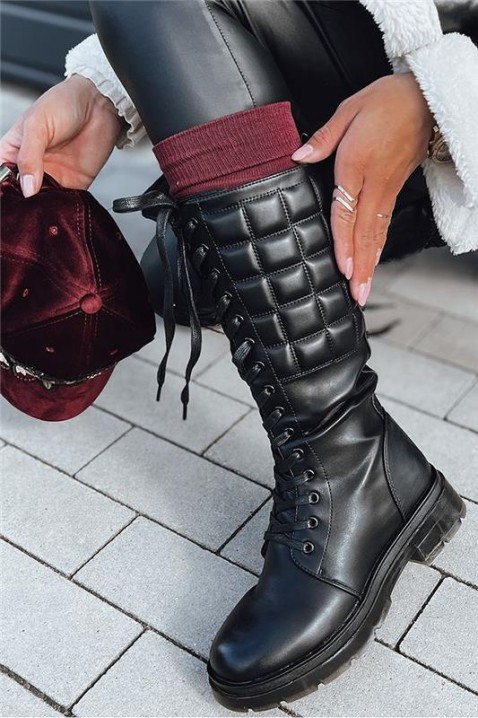 Kozaki KAMSOLA, Kolor : czarny, IVET.PL - Modna odzież