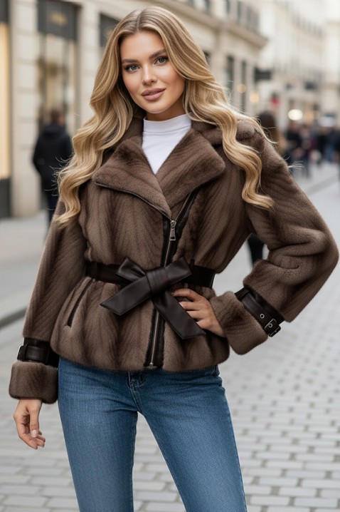 Kurtka METALINZA BROWN, Kolor : brązowy, IVET.PL - Modna odzież