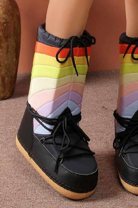 Śniegowce HORMEFIA BLACK, Kolor : czarny, IVET.PL - Modna odzież