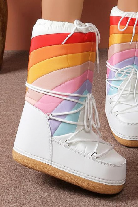 Śniegowce HORMEFIA WHITE, Kolor : biały, IVET.PL - Modna odzież