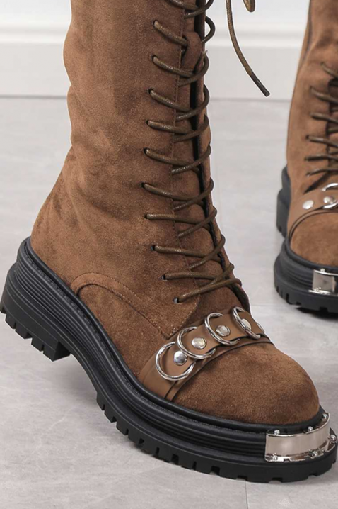 Buty SERMOLJA BROWN, Kolor : brązowy, IVET.PL - Modna odzież