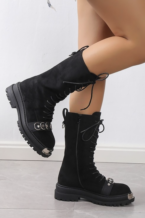 Buty SERMOLJA BLACK, Kolor : czarny, IVET.PL - Modna odzież