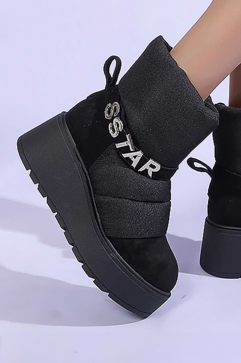 Śniegowce BLUNERFA, Kolor : czarny, IVET.PL - Modna odzież