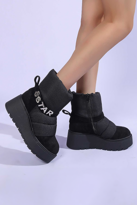 Śniegowce BLUNERFA, Kolor : czarny, IVET.PL - Modna odzież