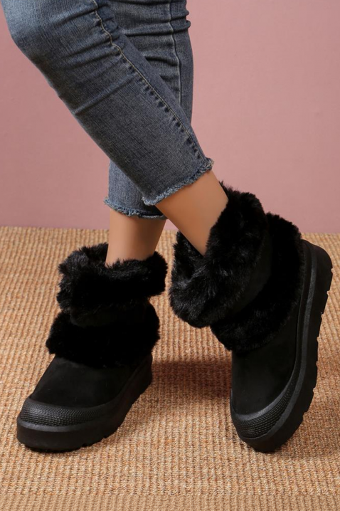 Śniegowce ZOMFELJA BLACK, Kolor : czarny, IVET.PL - Modna odzież