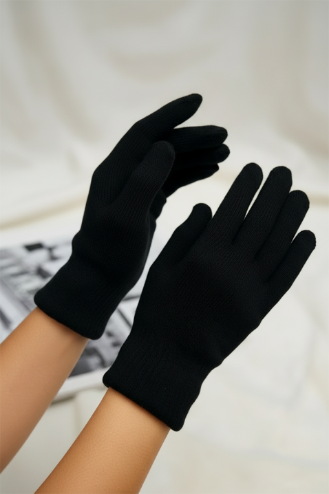 Rękawiczki GLORVENZA, Kolor : czarny, IVET.PL - Modna odzież