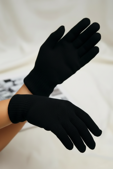 Rękawiczki GLORVENZA, Kolor : czarny, IVET.PL - Modna odzież