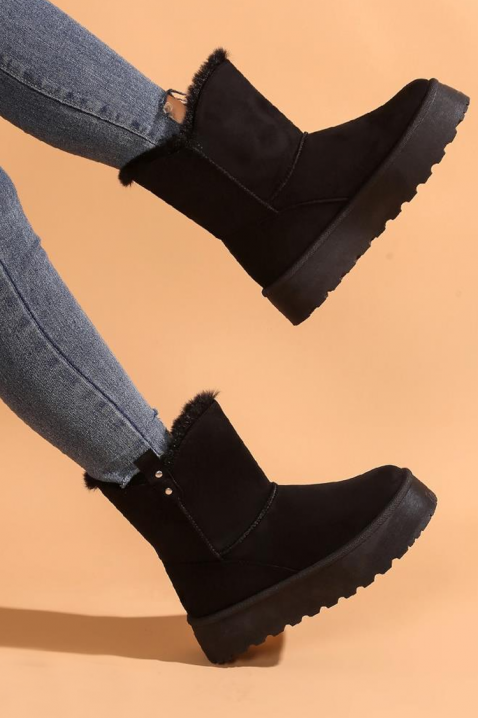 Śniegowce BIOGELRA, Kolor : czarny, IVET.PL - Modna odzież