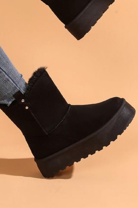 Śniegowce BIOGELRA, Kolor : czarny, IVET.PL - Modna odzież