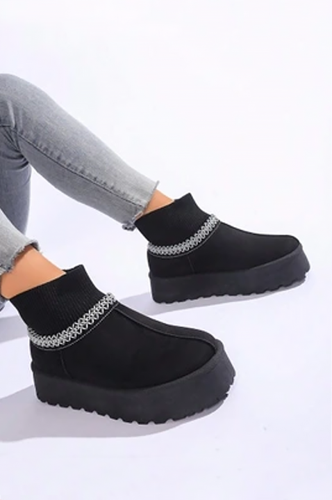 Śniegowce ALZENDA, Kolor : czarny, IVET.PL - Modna odzież