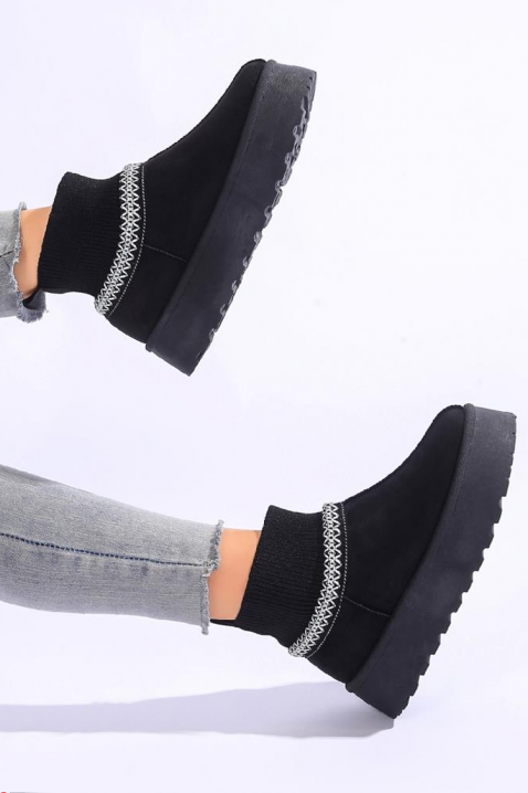 Śniegowce ALZENDA, Kolor : czarny, IVET.PL - Modna odzież