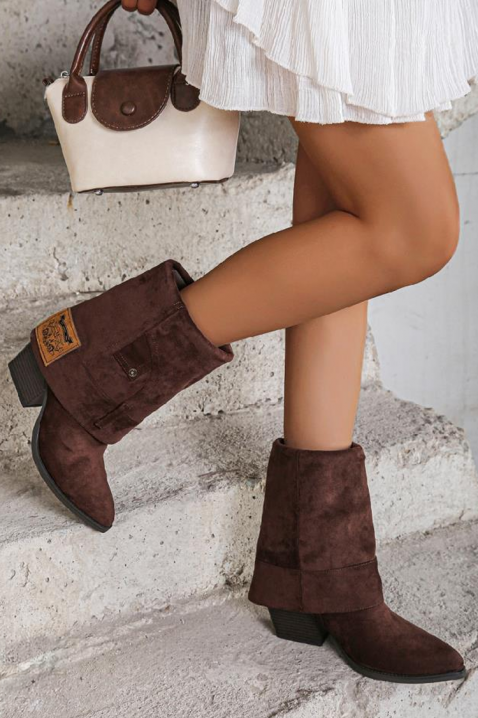 Buty ALMERJA BROWN, Kolor : brązowy, IVET.PL - Modna odzież