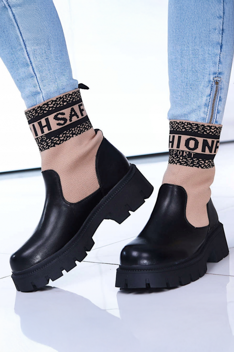 Botki ALRONZA, Kolor : czarny, IVET.PL - Modna odzież
