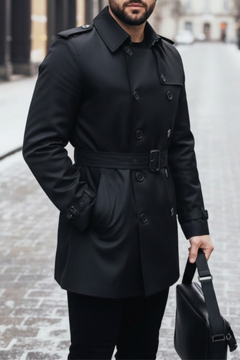 Trencz XABELTO, Kolor : czarny, IVET.PL - Modna odzież