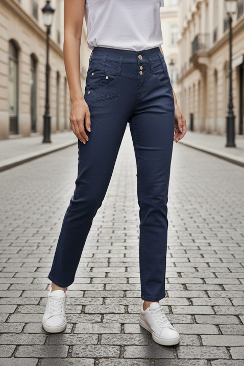 Spodnie PRIMOJA NAVY, Kolor : granatowy, IVET.PL - Modna odzież