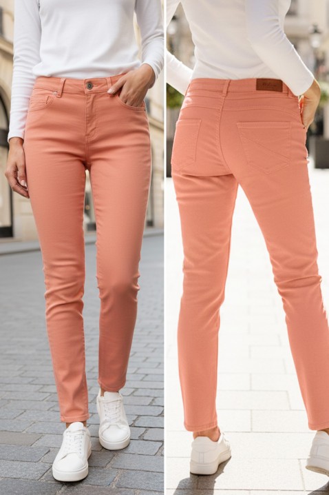 Spodnie FREFIDA, Kolor : brzoskwiniowy, IVET.PL - Modna odzież