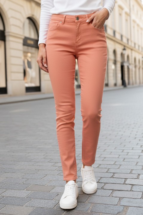 Spodnie FREFIDA, Kolor : brzoskwiniowy, IVET.PL - Modna odzież