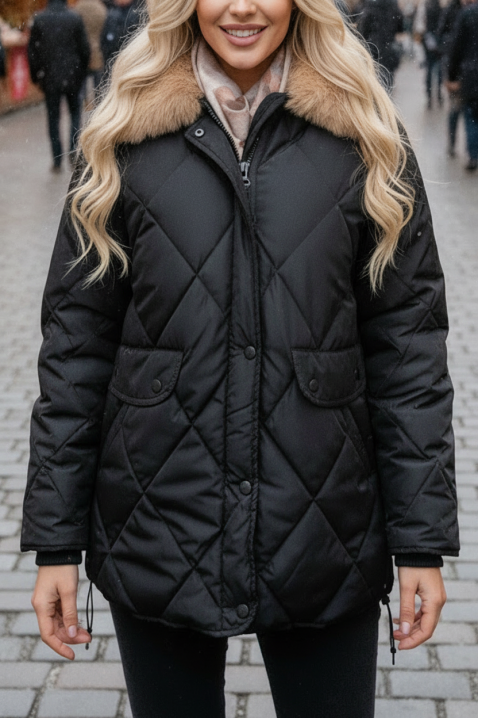 Kurtka SLAMENDA BLACK, Kolor : czarny, IVET.PL - Modna odzież