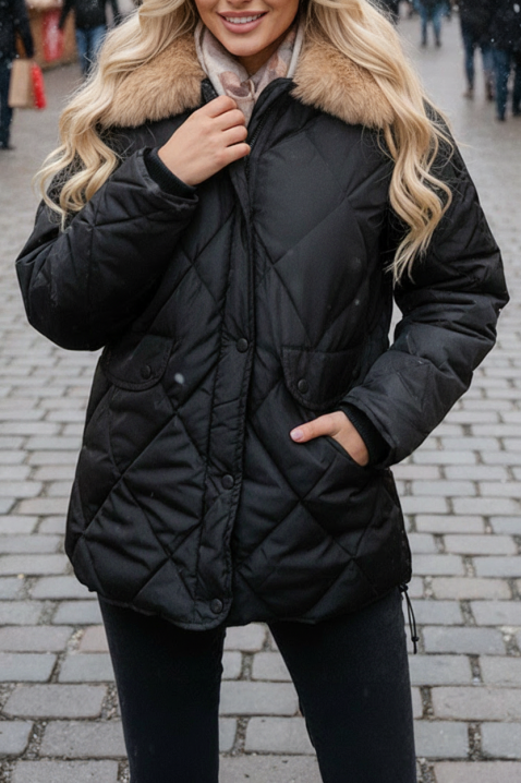 Kurtka SLAMENDA BLACK, Kolor : czarny, IVET.PL - Modna odzież