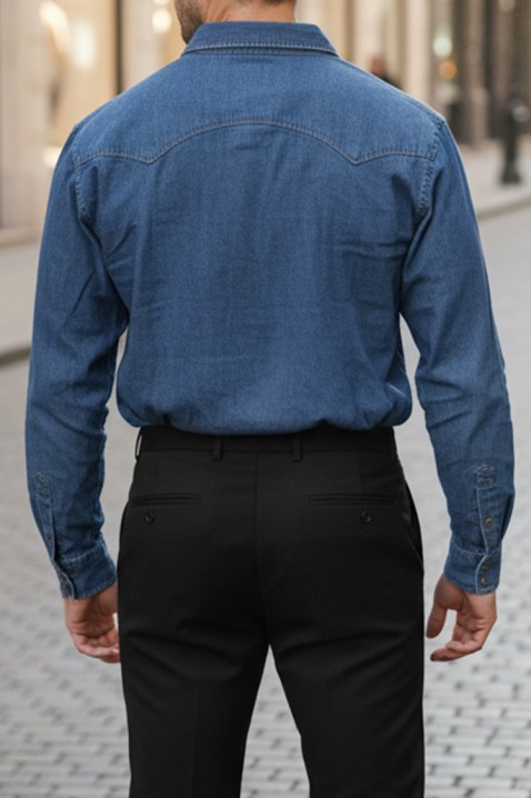 Koszula TORMER BLUE, Kolor : chabrowy, IVET.PL - Modna odzież